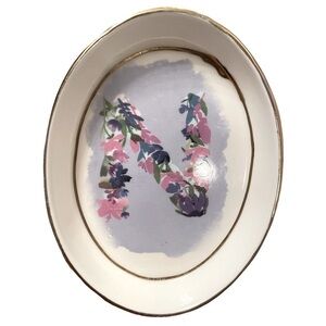 Anthropologie Kiana Mosley Monogram jewelry dish (N)